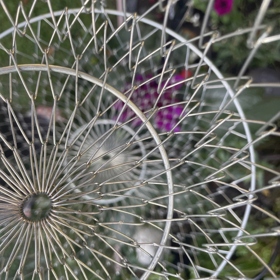 Cesta de almacenamiento colgante de pared cesta de frutas dos niveles percha para plantas para cocina, etc. Foto 4 de 4