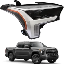 Right Headlight for 2022–2024 Toyota Tundra w/o LED Signal TO2503317 81140-0C230