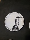 District 23 Set of 4 Appetizer Plates Wine Themed Excellent Used Condition 6.5” — photo 5