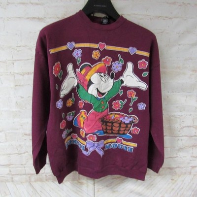 HERREN MICKIE SWEATSHIRT MIT RUNDHALSAUSSCHNITT BRUSTUMFANG 44/46 UK L REF (NC08607)