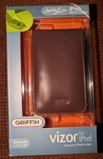 NIB Griffin Vizor Genuine Leather Case For iPod 30 60 GB with Video