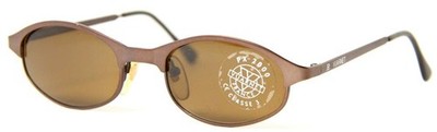 259$ New Vintage Vuarnet 063 Small Brown Metal Sunglasses PX2000 Mineral Lens