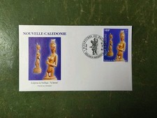Enveloppe 1er Jour  Nouvelle Calédonie 9 Octobre 96 Sculptures  Pacifique Femme