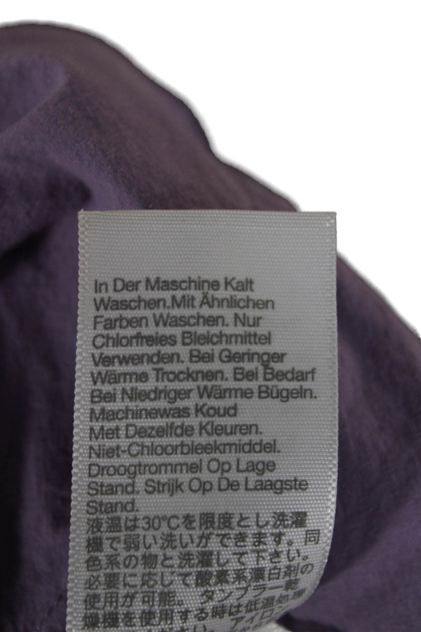 Madewell Womens Basic Collared Button-Up Purple C… - image 6