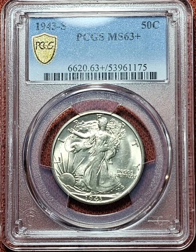 Photo of a 1943-S Walking Liberty Half Dollar from an eBay sale