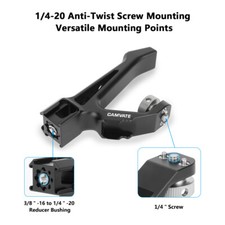 CAMVATE Camera Top Handle w/1/4"-20 Thumbscrew Mount Retractable Anti-Twist Pin
