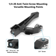 CAMVATE Camera Top Handle w/1/4"-20 Thumbscrew Mount &Retractable Anti-Twist Pin