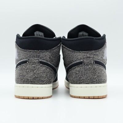 NIKE / ハイカットスニーカー_HJ4363-001/28.5cm/GRY HJ4363-001 Nike Air Jordan 1 Mid Black Denim (Men's) | eBay