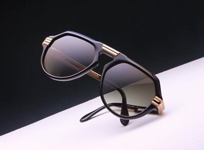 Cazal 657 634 Sunglasses Retro Eyewear Gims Hip Hop Unique Custom Made Shades