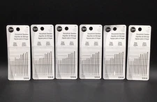 6 Pks Dritz H66 Household Needles Lot Sharps Darners Sewing Crafts Quilting New