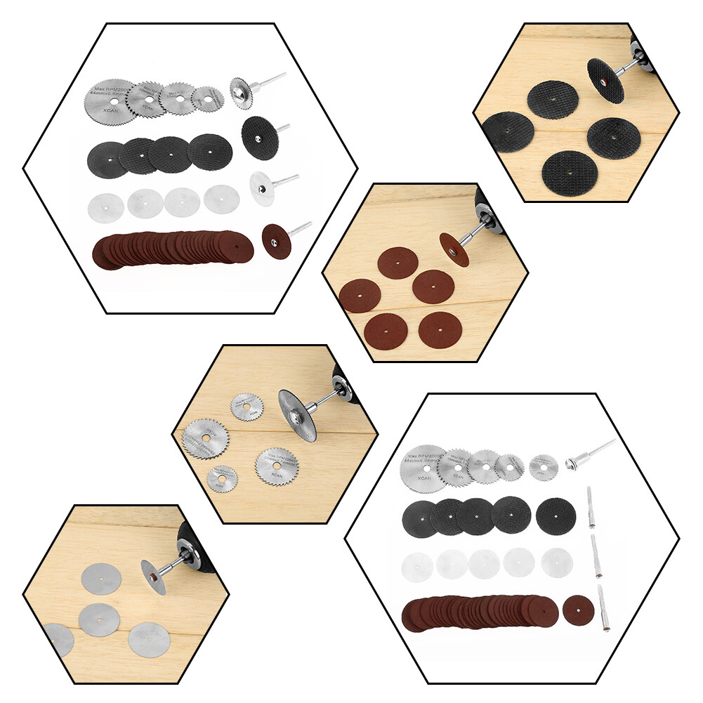 55pcs/set HSS Cutting Dsic Tools Grinding Accessories Abrasive Tool