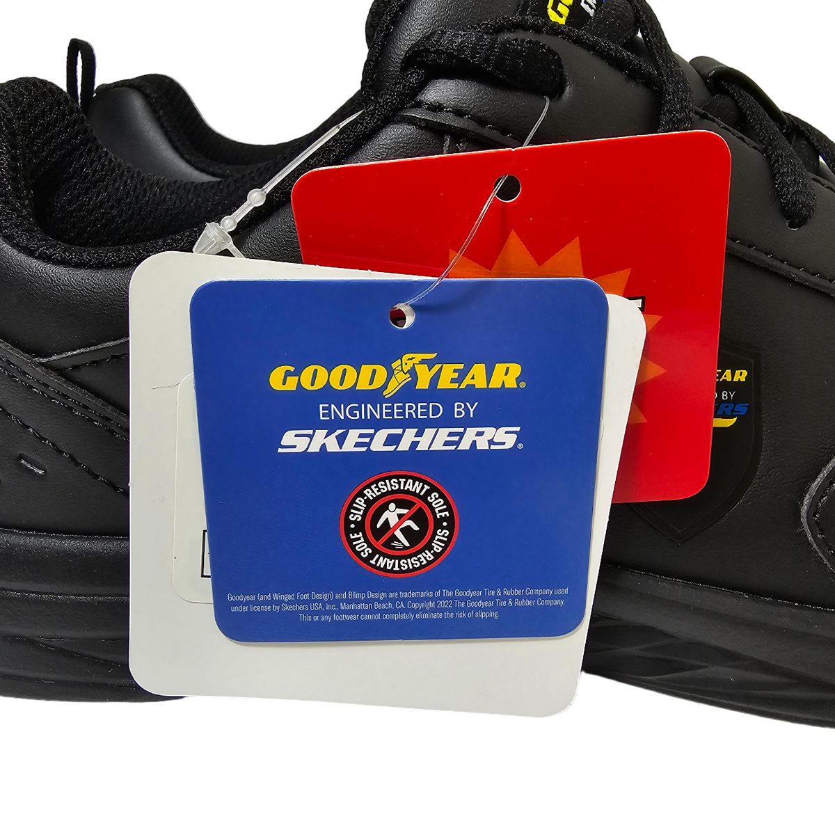 Skechers Goodyear Womens Slip Resistant Casual Shoes Oula Black