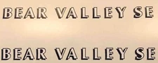 Marin Bear Valley SE Top tube decal