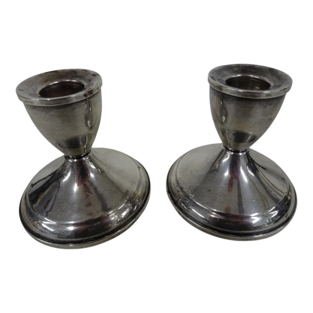 Sterling Duchin Silver Weighted Candlesticks Duchin Creation