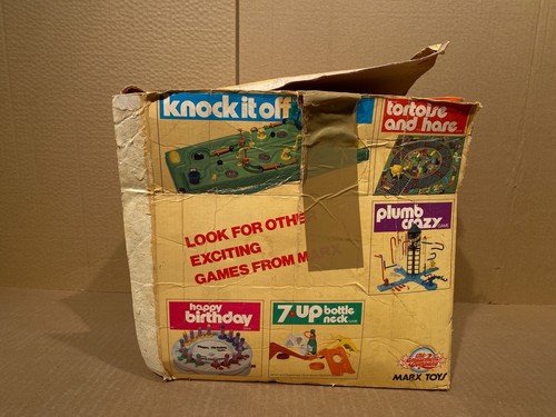 Vintage 1978 Marx Toys Cats Eye Board Game Original Box Incomplete No Marble - Picture 10 of 14