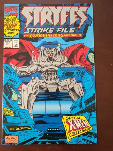 Stryfes Strike File #1 NM unread X-Men Executioner's Song Addendum
