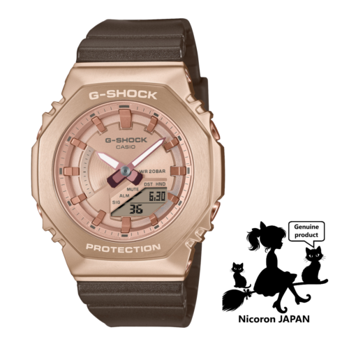 CASIO G-SHOCK Woman Watch GM-S2100CB-5AJF  Gold Brown Birthday gift JAPAN - Picture 1 of 12