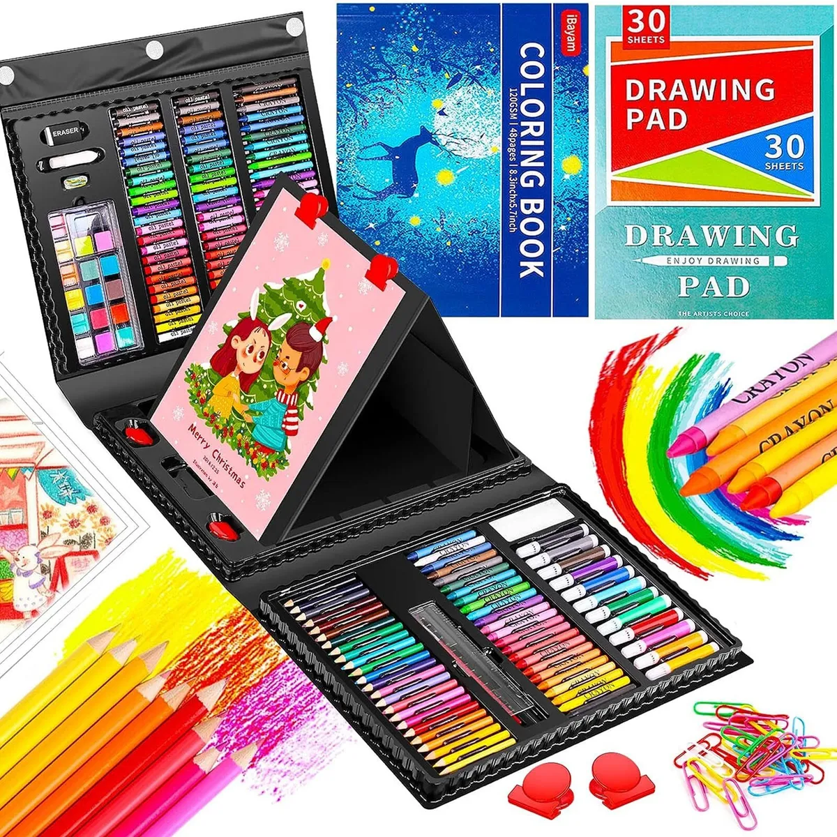 Art Drawing Set Kit for Kids Children Teens Adults Coloring