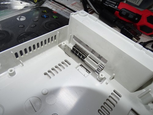 Disipador térmico placa de metal Sega Dreamcast HKT-3020 ^ modelo 2^ SOLO superior e inferior MB - Imagen 6 de 12