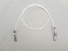 3-Pack) MUSKY / PIKE STRANDED WIRE LEADERS (CRANE SWIVEL) SELECT SIZE LEADER