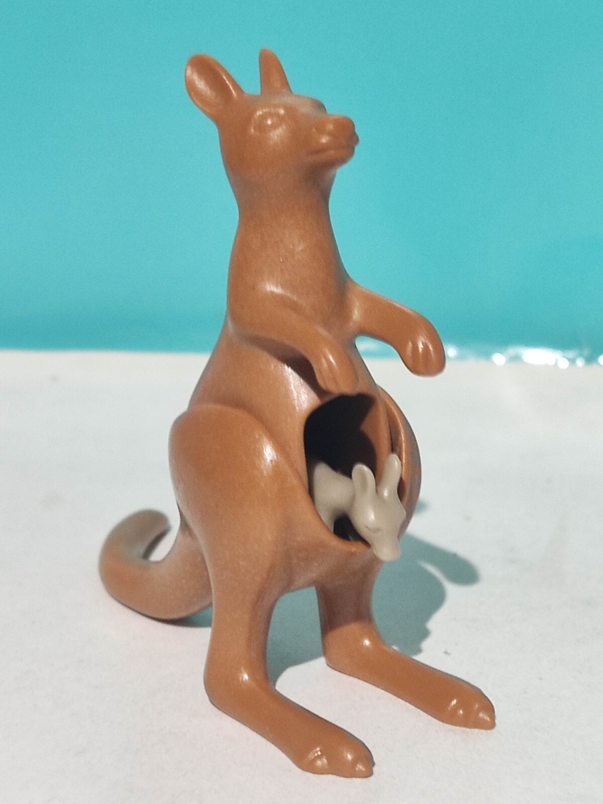 PLAYMOBIL FIGURA CANGURO SACO CRIA SABANA AFRICANA SAFARI SELVA ZOOLOGICO JUNGLA