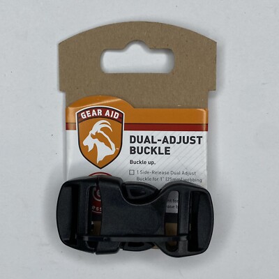 Gear Aid Dual-Adjust Buckle Side Release For 1  (25mm) Webbing 