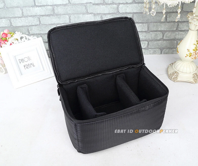 Small Waterproof DSLR Camera Bag Insert Case Partition For Canon Nikon Sony Lens - Изображение 3 из 4