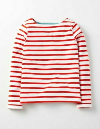 T-shirt Boden Manches Courtes 100% Coton – Taille UK6, Marron, Occasion Très Bon état