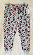 Secret Treasures Fleece Pajama Bottoms Womans Size Large Penguin Print New