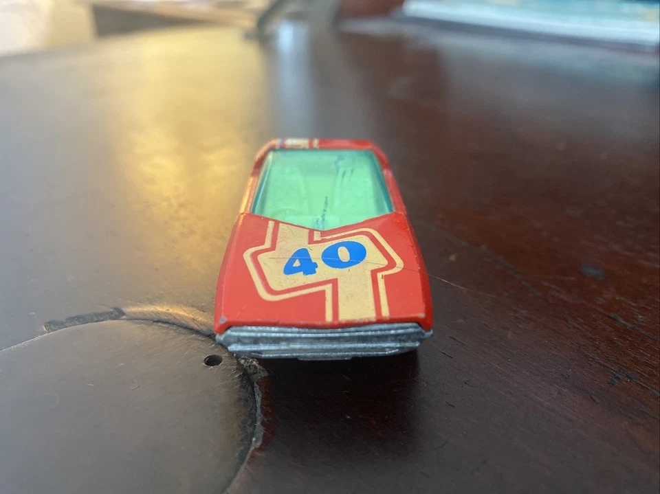 VINTAGE 1971 Nº 40 LESNEY INGLATERRA MATCHBOX SUPERRÁPIDO VAUXHALL GUILDSMAN COCHE ROJO Foto 3 de 4