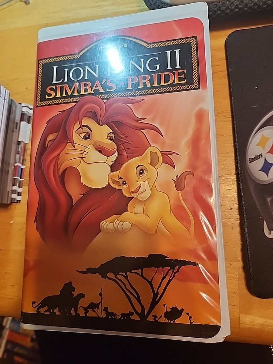 DISNEY'S THE LION KING 2 SIMBAS PRIDE VHS CLAMSHELL VG CONDITION