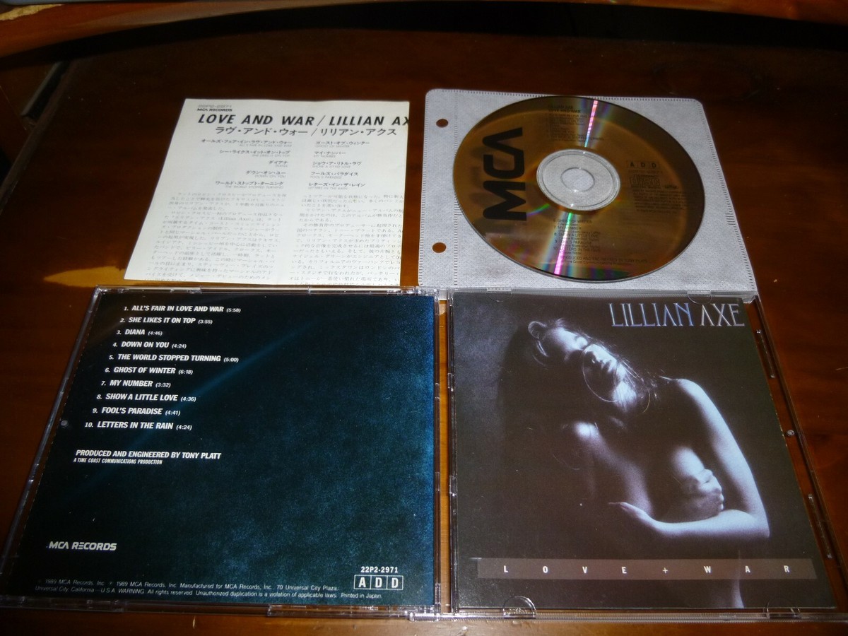 Lillian Axe / Love And War JAPAN 22P2-2971 C3 | eBay