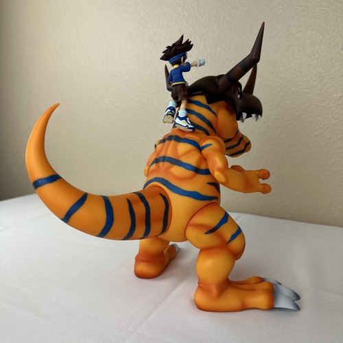 G.E.M. Digimon Adventure Greymon & Taichi Yagami AUTHENTIC Figure Megahouse GEM - Picture 6 of 16