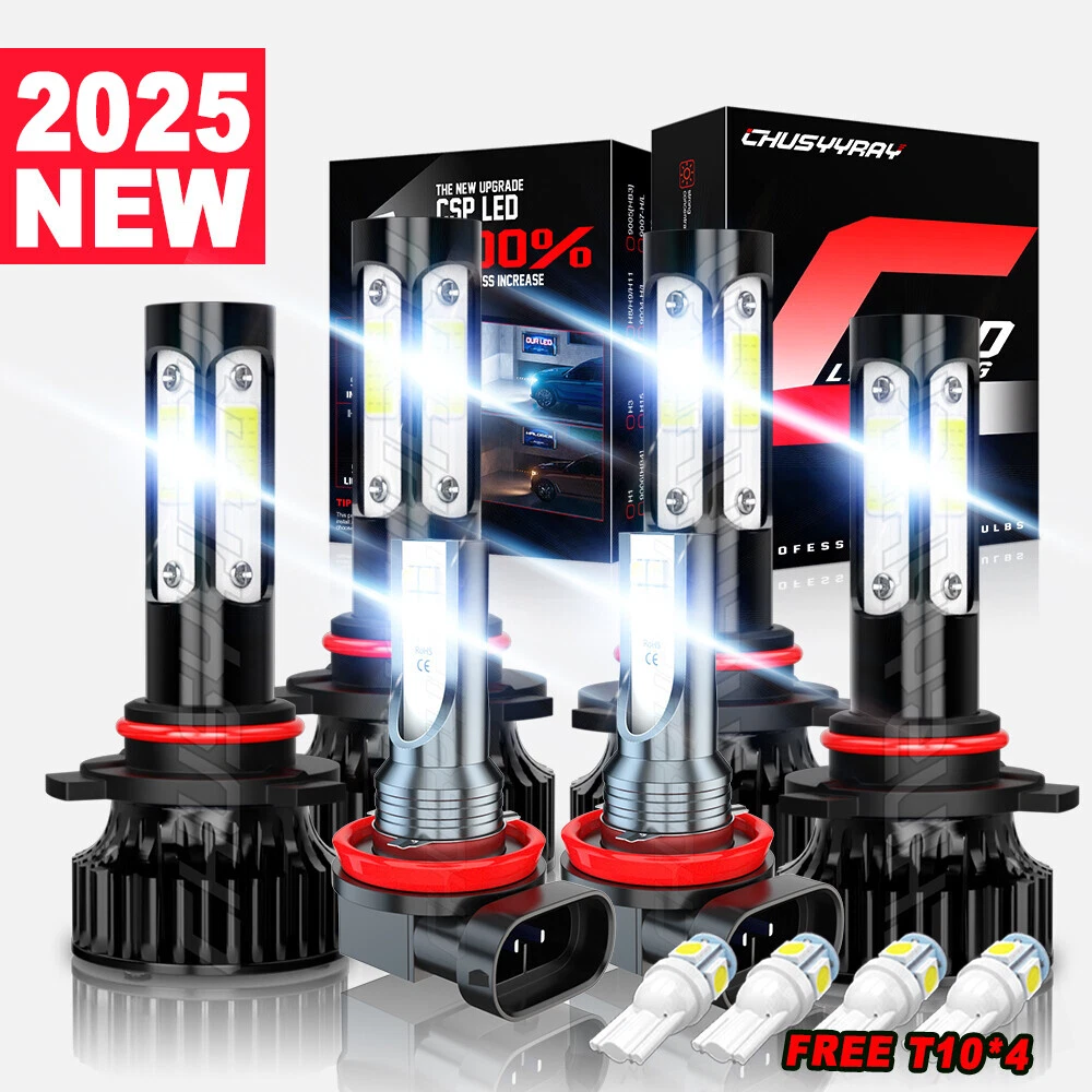 For 2013-2015 Toyota RAV4 Combo LED Headlight Hi/Low + Fog Light Bulbs Kit
Opens in a new window or