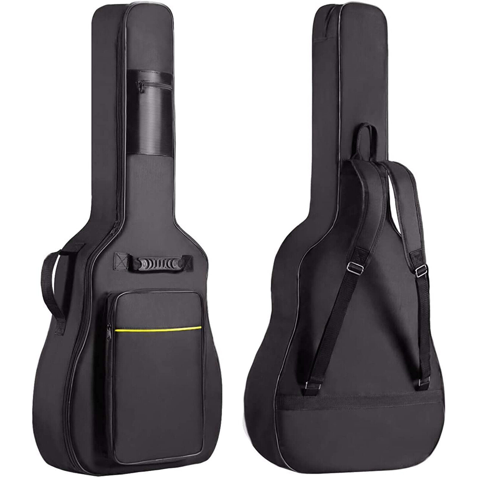 NEW BLACK PADDED FULL SIZE ACOUSTIC CLASSICAL GUITAR BAG CASE COVER HIGH QUALITY