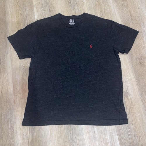 Polo Ralph Lauren Black Pocket Tee T 