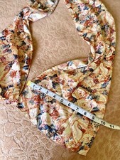 Vintage Baar  Beards Peach Floral Scarf 58  X 10  