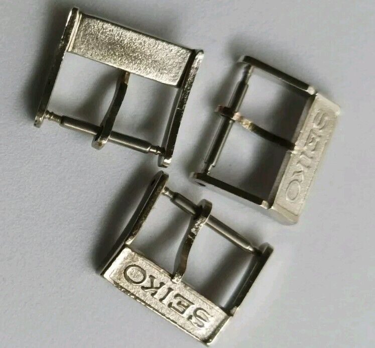 Bundling Buckles SEIKO 16 mm gold (5 pieces) and silver (5 Bundling Buckles SEIKO 16 mm gold (5 pieces) and silver (5