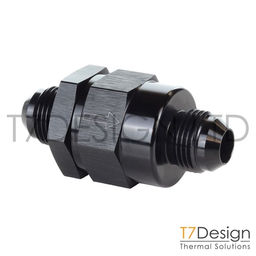 AN8 One Way Check Valve Non-Return EFI Fuel Fitting -8 -08 AN08 JIC - T7Design - 第 1/2 張圖片