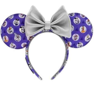 NEW Disney Parks Loungefly 100 Platinum Minnie Headband Ears  display picture 2