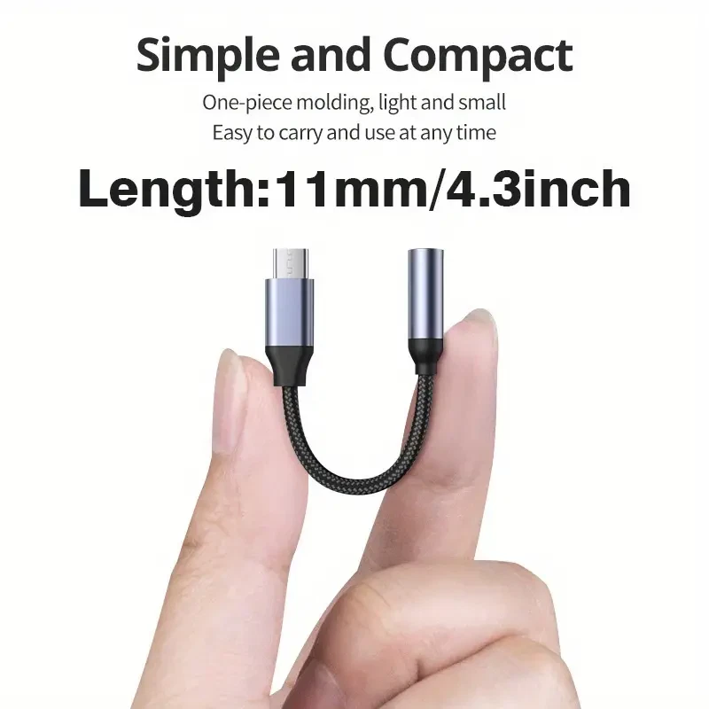 NEW USB Type C to 3.5mm Jack Audio Adapter HiFi Samsung Galaxy S21 S22 S23 S24 - Image 3 of 4