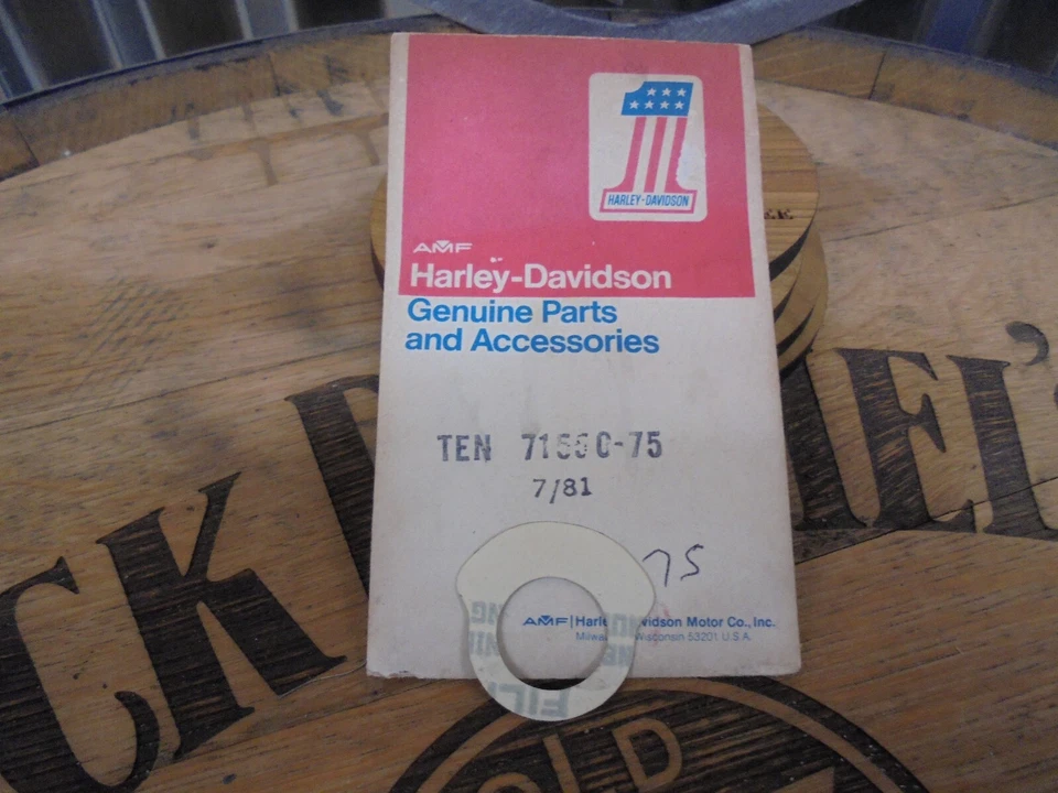 Etiqueta interruptor de encendido Harley Davidson 71550-75 75/más tarde FX/FXE/FX80 Foto 2 de 3