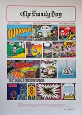 Mornin 'Papa STANLEY Maus Unterzeichnet Rick Griffin The Familie Hund Avalon