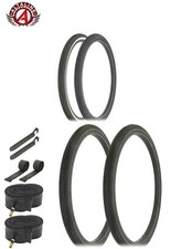 AltaLine Bicycle 24" x 1.75" DURABLE S2 Tires Schwinn Style CLASSIC BRICK 8pc.