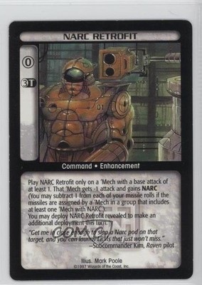 1996-98 Battletech CCG Narc Retrofit 2s8