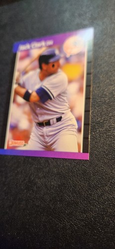 RARE ERROR! | 1989 Donruss Baseball Card #311 Jack Clark YANKEES | Cheek Blotch - Picture 4 of 6