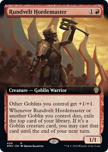 MTG Rundvelt Hordemaster (Extended Art) - Dominaria United (DMU) FOIL