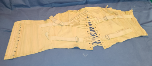 Vintage Rare Girdle Corset pink, Lace Up, Boned, Metal Hooks - Picture 5 of 5