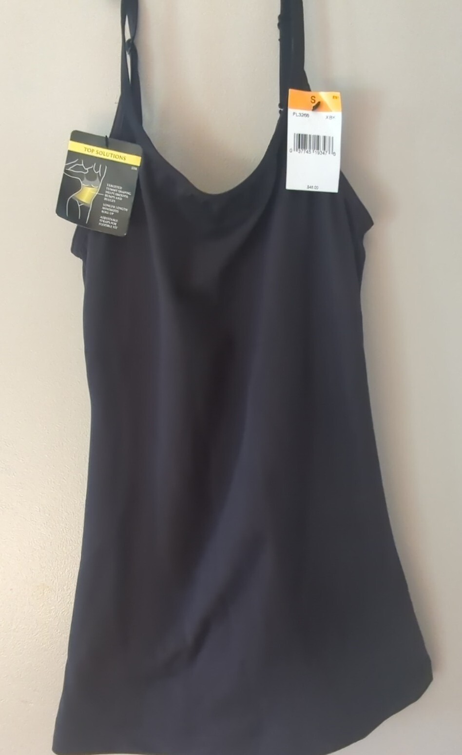 Maidenform Tummy Control Shapewear Tank Top Black Size Small NWT-image