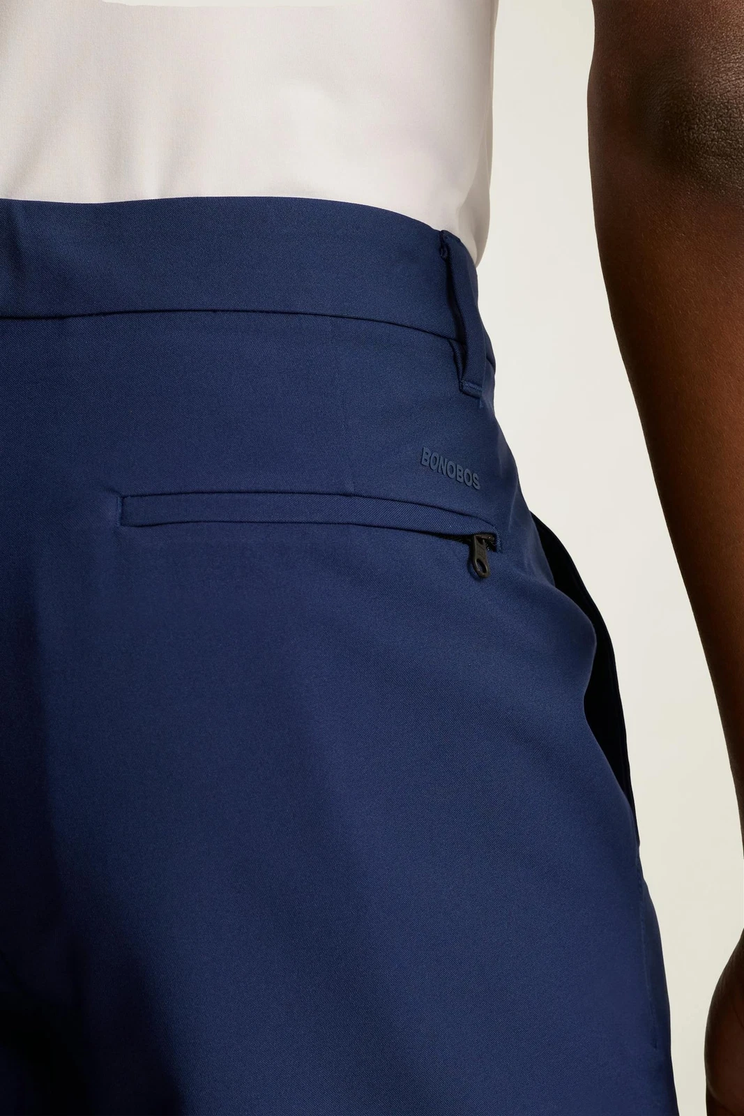 Bonobos Mens Performance Link Golf Shorts 7" with back zip pocke navy 38 $99